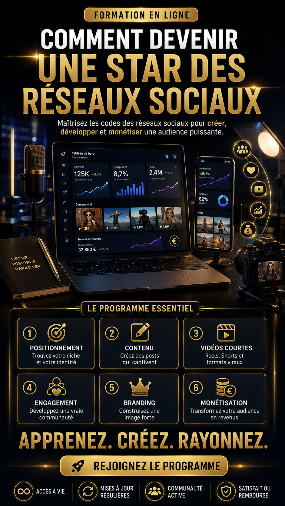 Comment devenir une Star des Réseaux Sociaux