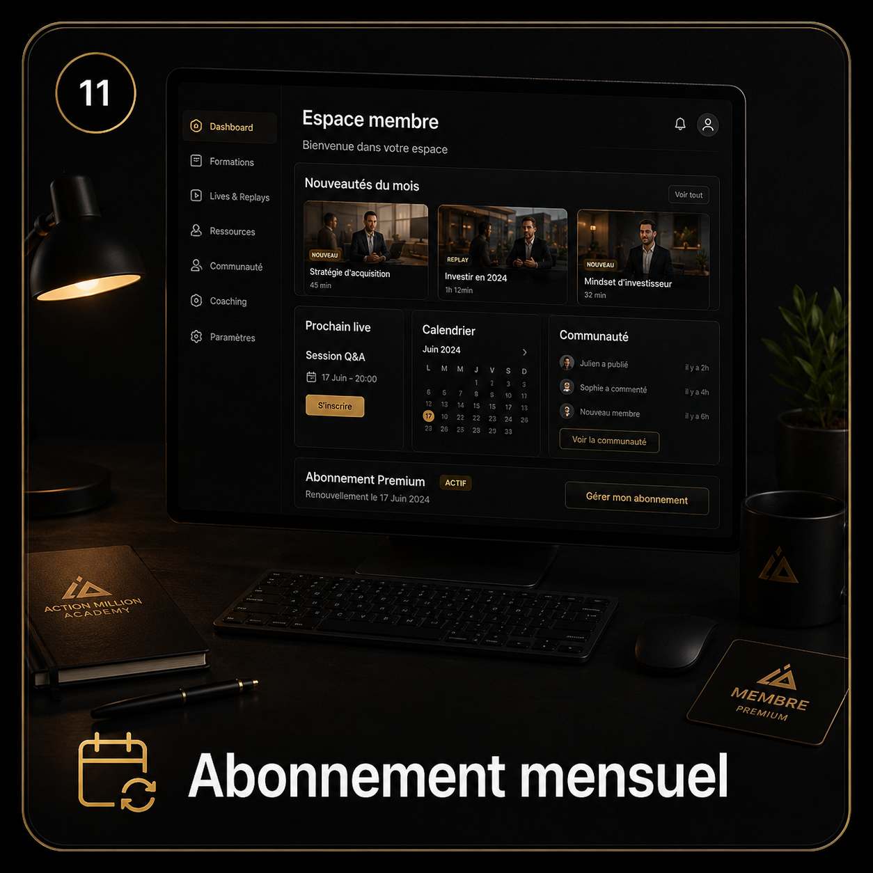 A.M.A Club - Abonnement mensuel