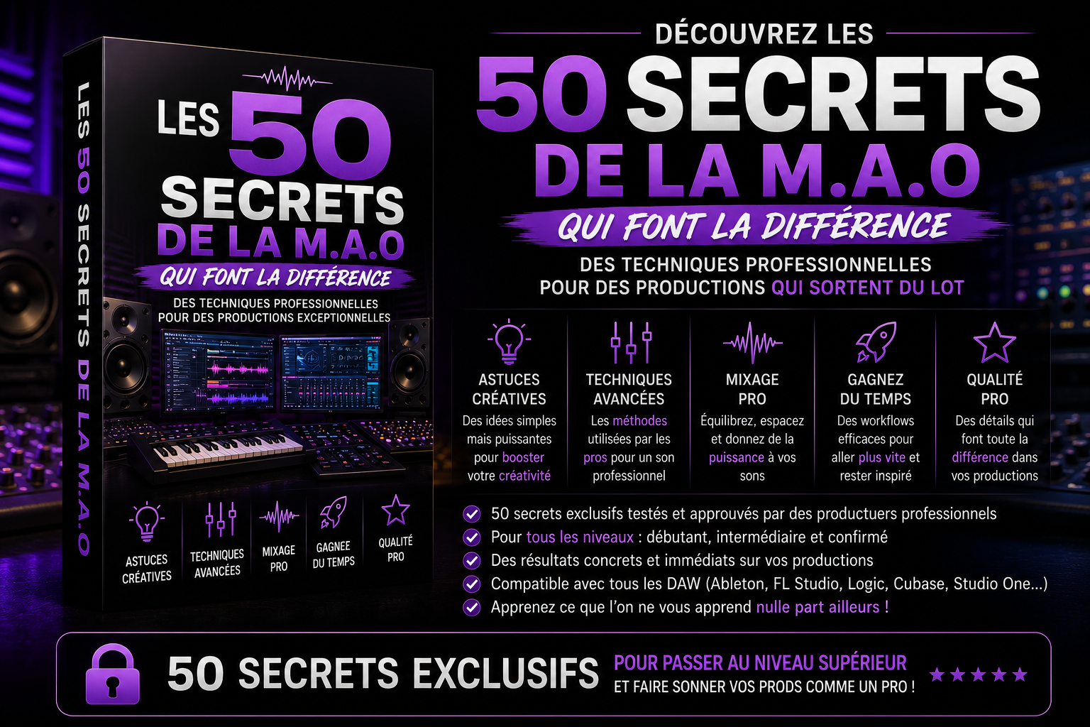 Les 50 secrets de la M.A.O qui font la différence ...