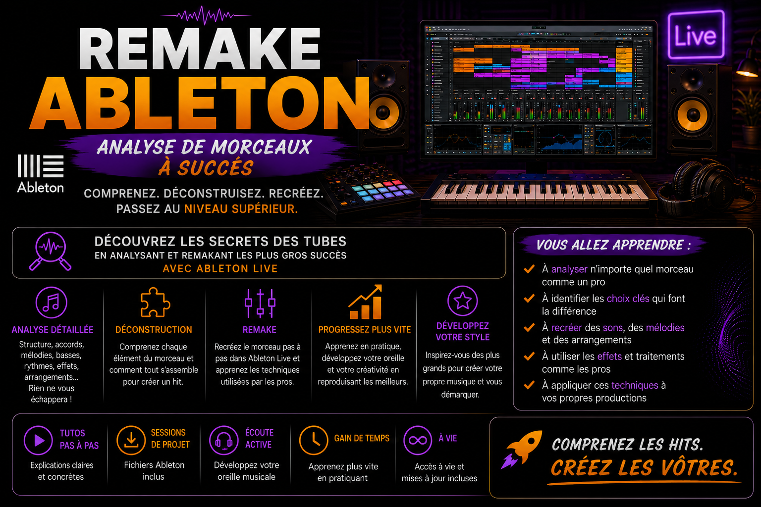 Remake ableton (Analyser des morceaux à succès)